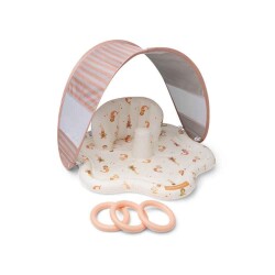Swim Essentials Mermaid Bubbles Sırt Destekli ve Gölgelikli Bebek Oyun Matı 76 cm - Swim Essentials