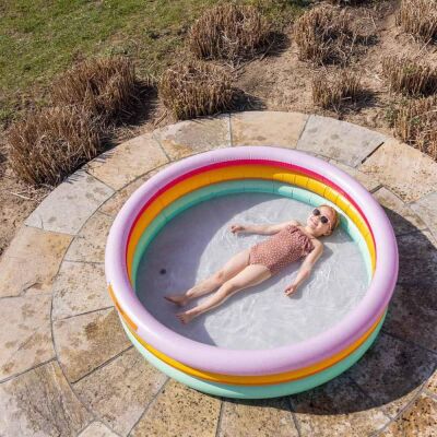 Swim Essentials Rainbow Çocuk Şişme Oyun ve Yüzme Havuzu 150cm - 2