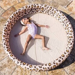Swim Essentials Şişme Yüzme & Oyun Havuzu 150 cm Beige Leopard - Swim Essentials