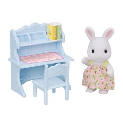 Sylvanian Families Kar Tavşan Kız ve Çalışma Masası - 2
