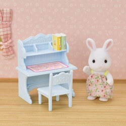 Sylvanian Families Kar Tavşan Kız ve Çalışma Masası - 3