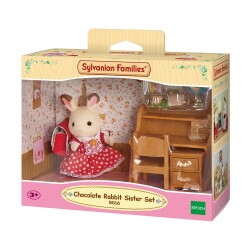Sylvanian Families Rabbit Sister Desk - 3