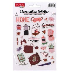 Tanex Puffy Ev Dekor Serisi Sticker Tnx-25428 - Tanex
