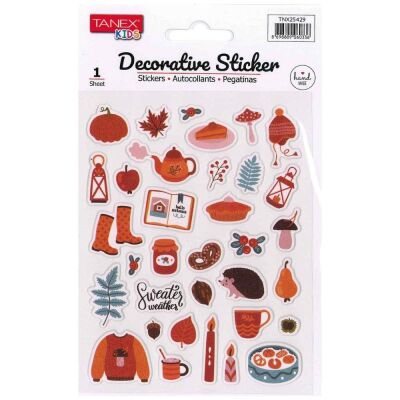 Tanex Puffy Kış Serisi Sticker Tnx-25429 - 1