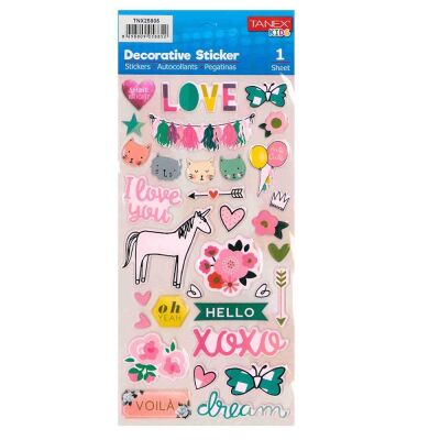 Tanex Puffy Rüya Alemi Serisi Sticker Tnx-25806 - 1