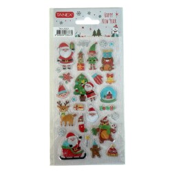 Tanex Sticker Yılbaşı 1 Orta Etiketi 2532105 - Tanex