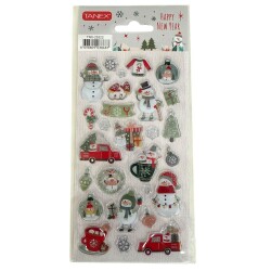 Tanex Sticker Yılbaşı 2 Orta Etiketi 2532205 - Tanex