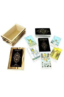 Tarot Oyun Kartı Ahşap Kutulu - 1
