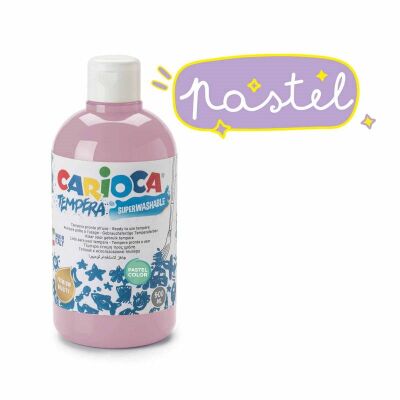 Carioca Tempera Sulu Boya Yıkanabilir Pastel Pembe 500 ML - 1