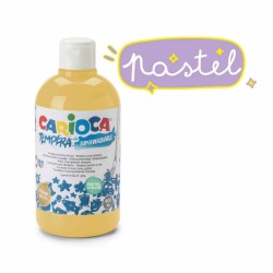 Carioca Tempera Sulu Boya Yıkanabilir Pastel Sarı 500 ML - Carioca