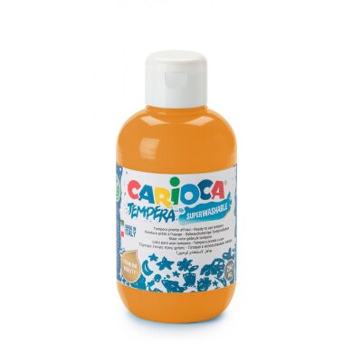 Carioca Tempera Sulu Boya Yıkanabilir Turuncu 250 ML - 1