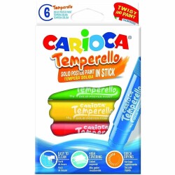 Temperello Stick Boya Kalemi 6Lı - Carioca
