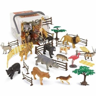 Terra 60 Parça Büyük Oyun Seti - Safari Dünyası - 1