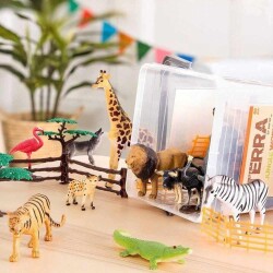 Terra 60 Parça Büyük Oyun Seti - Safari Dünyası - 3