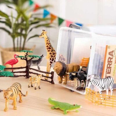 Terra 60 Parça Büyük Oyun Seti - Safari Dünyası - 3