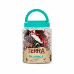 Terra 60 Parça Tüp İçinde Küçük Oyun Seti - Deniz Canlıları - Terra