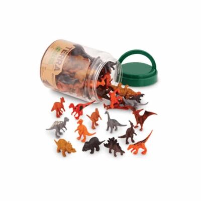 Terra 60 Parça Tüp İçinde Küçük Oyun Seti - Dinozorlar - 1