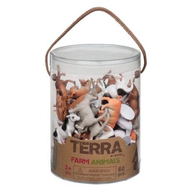 Terra Küçük Oyun Seti Çiftlik 60 Parça - 1