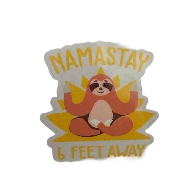 The Sticker Story Tss0038 Namastay 6 Feet Away - 1