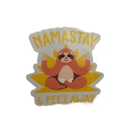 The Sticker Story Tss0038 Namastay 6 Feet Away - Ekstrafix