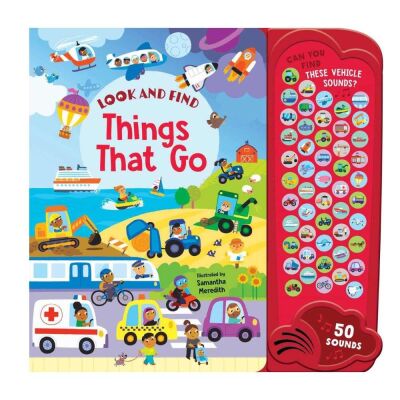 Things That Go Search And Find 50 Düğmeli Sesli Kitap - 1