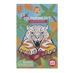 Tiger Tribe 3D Boyama Seti Fierce Creatures - Tiger Tribe