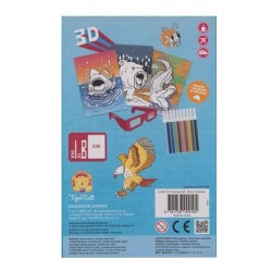 Tiger Tribe 3D Boyama Seti Fierce Creatures - 3