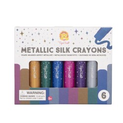 Tiger Tribe 6lı Metalik Pastel Boya Kalemi - Tiger Tribe