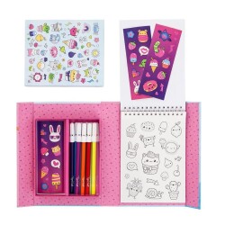 Tiger Tribe Çıkartmalı Boyama Little Cuties - Tiger Tribe