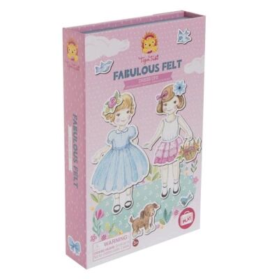 Tiger Tribe Keçe Aktivite Seti Dress Ups - 1