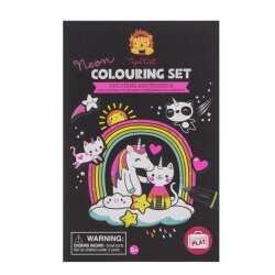 Tiger Tribe Neon Boyama Seti Unicorn Friends - 1