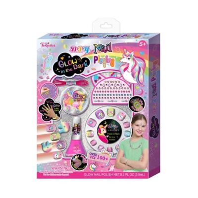 Tokidas Diy Nail Playing Glow In The Dark Tırnak Seti - 1