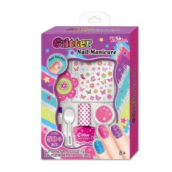 Tokidas Glitter Nail Manicure Tırnak Seti N01BA - Tokidas