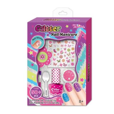 Tokidas Glitter Nail Manicure Tırnak Seti N01BA - 1