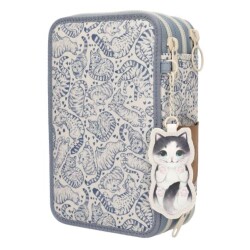 Top Model 3 Katlı İçi Dolu Kalem Kutusu Kedi Sevgisi - 4