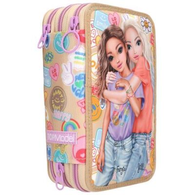 Top Model 3 Katlı İçi Dolu Kalem Kutusu Kız Gücü Modeli - 3