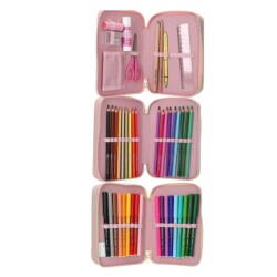 Top Model 3 Katlı İçi Dolu Kalem Kutusu Unicorn Gökkuşağı - 5