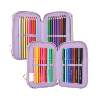 Top Model 3 Katlı Telefon Figürlü Dolu Kalemkutu - 4