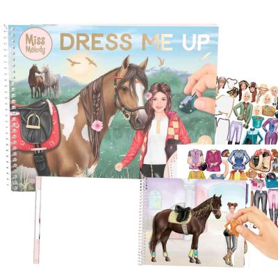 Top Model Büyük Çıkartma Kitabı At Figürlü - 1