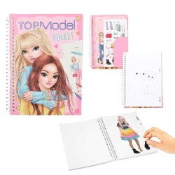 Top Model Cep Boy Bebek Giydirme Boyama Kitabı - Top Model