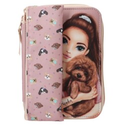 Top Model Çıt Çıtlı Tek Katlı Kalem Kutusu Köpek Figürlü - 2