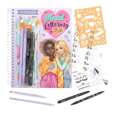 Top Model Colouring Book Set Handlettering - 2