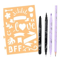 Top Model Colouring Book Set Handlettering - 3