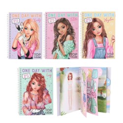 Top Model Dress Me Up One Day Çıkartma ve Boyama Kitabı - Top Model
