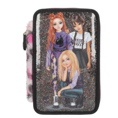 Top Model İçi Dolu Kalem Kutusu 3 Gözlü 3 Kız Figürlü - 1