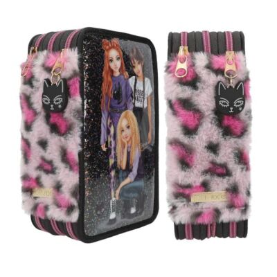 Top Model İçi Dolu Kalem Kutusu 3 Gözlü 3 Kız Figürlü - 2