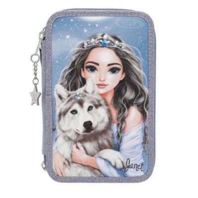 Top Model İçi Dolu Kalem Kutusu 3 Gözlü Wolf - 1