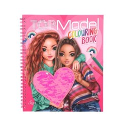 Top Model Kalpli Pullu Kapak Boyama Kitabı - 1