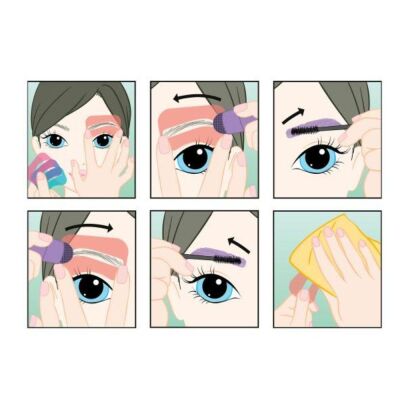 Top Model Kaş Seti Kahverengi - 2