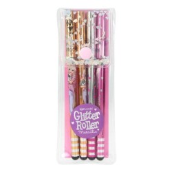 Top Model Metalik Simli Jel Kalem Seti - Top Model